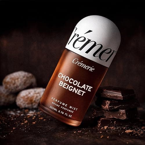 CREMERIE Chocolate Beignet Perfume Mist Chocolate Gourmand Body & Hair Fragrance Spray Warm Sweet Scent Light Mist Unisex 6.76 fl oz - Image 1