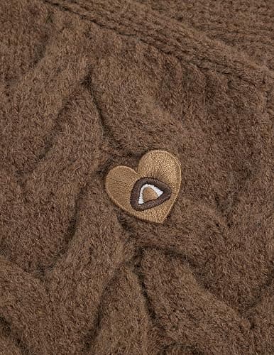 Aelfric Eden Chunky Cardigan Sweaters for Women Oversized Cable Knit Open Front Cardigans Long Sleeve Crewneck Trendy Outfits thumbnail 4