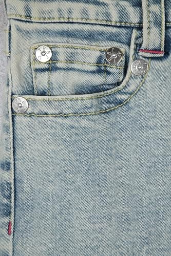 True Religion Girls Fashion Jeans – Premium Designer Denim Pants for Kids, Wide Leg, Cargo, Flare (Sizes 7-14) thumbnail 5