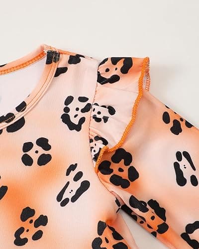 XUANHAO Baby Girl Clothes 12 18 24 Months Outfits For Infant Toddler Denim Girls' Clothing Ruffle Top Ripped Jeans Pant Sets thumbnail 4