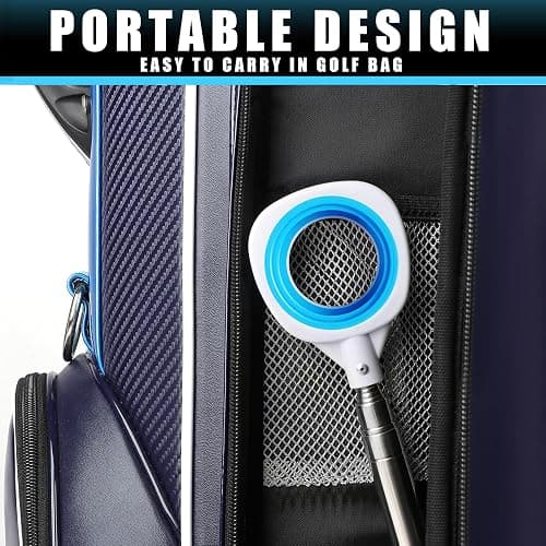 CHAMPKEY Performance Golf Ball Retriever Single Sided - Thicken Stainless Steel Shaft with Rubber Grip Golf Retriever - Available in 9Ft / 12Ft / 14.5Ft / 16.3Ft thumbnail 6