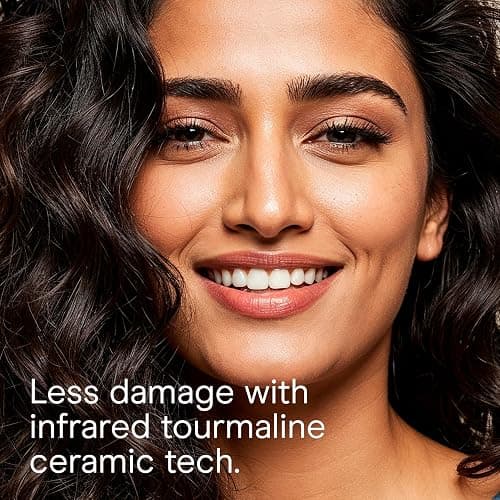 Infiniti PRO CONAIR Hair Dryer with Diffuser, Professional AC Motor, Tourmaline Ceramic Technology Blow Dryer, Includes Concentrator and Blowout Brush, Amazon Exclusive, Gray thumbnail 5