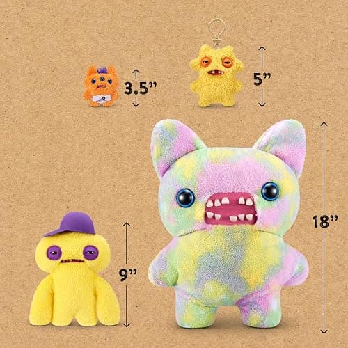 Fuggler Fugg Life 9-Inch Plush Toy (Squidge) by ZURU – Funny Ugly Monster Stuffed Animal with Human-Like Teeth, Quirky Collectible Plush for Kids, Tweens, Teens, Adults & Weird Toy Lovers thumbnail 3