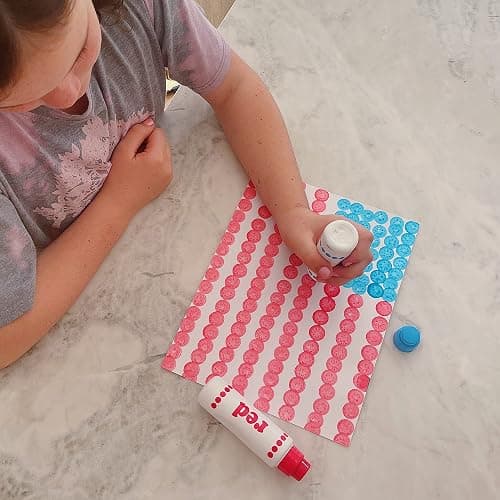 Do A Dot Art! Markers 6-Pack Rainbow Washable Paint Markers, The Original Dot Marker, Activity Craft Coloring Supplies for Kids and Toddlers, Made in the USA thumbnail 2