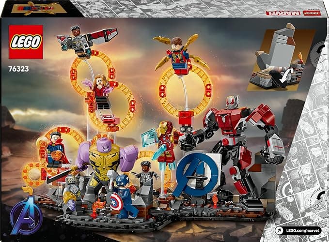 LEGO Marvel Avengers: Endgame Final Battle Building Toy with a Thanos Figure, Ant-Man Mech & 9 Minifigures incl. Captain America, Black Panther, Iron Man & Doctor Strange - Gift for Boys & Girls 76323 thumbnail 12