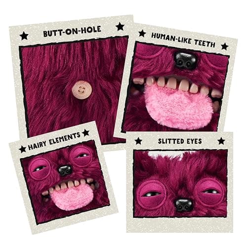 Fuggler Hairy Fuggs 9-inch Series 1 by ZURU, Funny Ugly Monster Plush Toy thumbnail 5