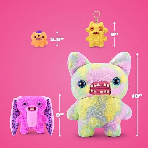 Fuggler Baddies Fuggs 9 Inch (Lord Long Ears) by ZURU | Funny Ugly Monster with signature teeth; soft & huggable collectible plush; for fans & collectors; gift for tweens & teens thumbnail 3