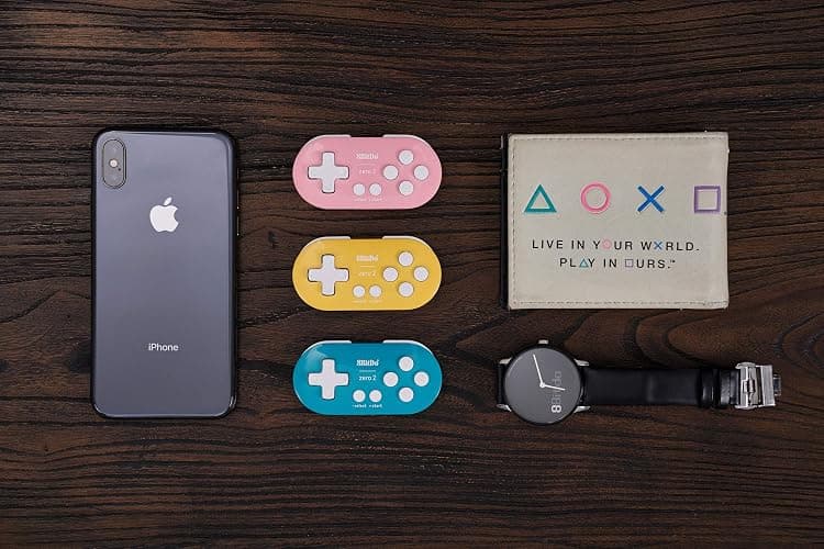 Nargos 8Bitdo Zero 2 Bluetooth Key Chain Sized Mini Controller for Nintendo Switch, Windows, Android and macOS (Yellow Edition) thumbnail 7