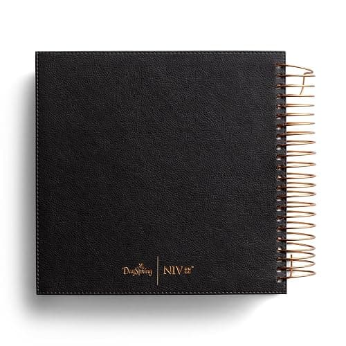 Illustrating Bible NIV - Spiral Bound Bible Journal, Dark Gray J3482 (8 Point Font) thumbnail 2