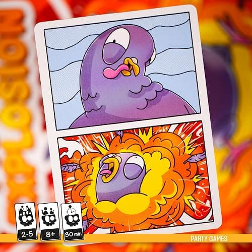 Cranio Creations – Piccioni Esplosivi - Un Party Game Esplosivo! | 2-5 Giocatori - Party Game – 30 Minuti – Età 8+ - Edizione in Lingua Italiana thumbnail 4