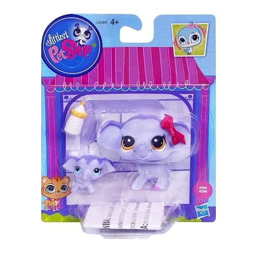 Littlest Pet Shop Elephant and Baby Elephant Figure Set thumbnail 2