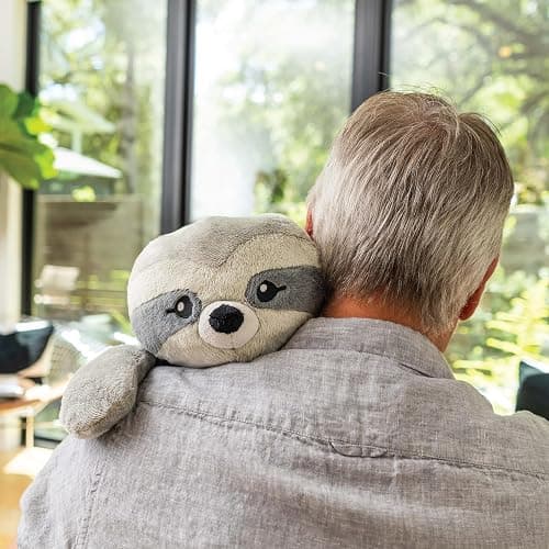 HUGIMALS Sam The Sloth 20 Inch 4.5 lb Heavy Cute Sensory Weighted Comfort Plush | Large Unscented Washable Self Care Calming Stuffed Animal for Kids, Teens and Adults thumbnail 2