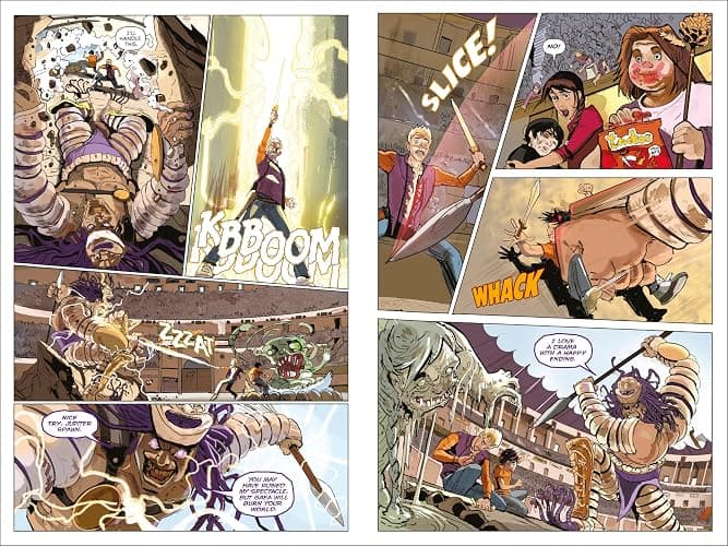 Puffin The Mark of Athena The Graphic Novel (Heroes of Olympus Book 3) (Heroes of Olympus Graphic Novels). thumbnail 3