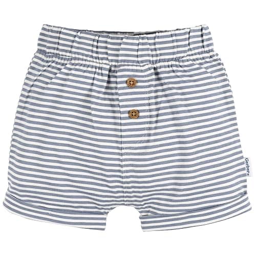 Gerber Baby-Boys 3-Pack Knit Shorts thumbnail 2