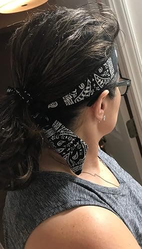 Kenz Laurenz Headbands Tie on Headband for Women Men Running Athletic Hair Head Band Elastic Sports Sweat Basketball Sweatband Stetchy Yoga Workout Sweatbands Adjustable Non-Slip Moisture Wicking thumbnail 8