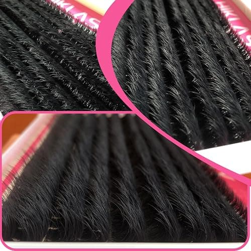 300D Lash Clusters D+ Curve Mega Volume 10-18mm Eyelash Clusters Huge Plus Pack 280pcs Lashes Reusable Wispy Clusters No Plastic Feeling Matte Black By Hiklasy thumbnail 4