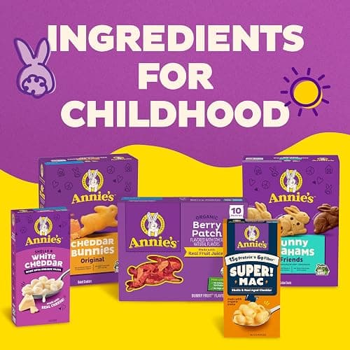 Annie's Organic Bunny Fruit Flavored Snacks, Summer Strawberry, Gluten Free, Value Pack, 22 Pouches, 15.4 oz thumbnail 8