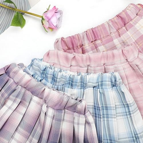KEREDA Girls Pleated Mini Skirt High Waist Tennis School Uniform Skirts 4-14 Years thumbnail 4