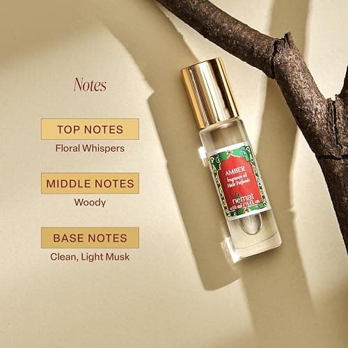 Nemat International Amber Perfume Oil Roll-On – Long Lasting Alcohol Free Amber Oil Perfume for Women and Men, Essential Oil Based Fragrance, Clean Vegan Body Oil Roll On, 10 ml / 0.33 fl Oz thumbnail 3