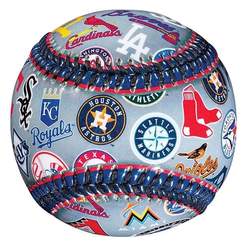Franklin Sports 30 Club Baseball Teeball - Soft Strike - 30 Club Logo Ball (All Teams) - Soft Core - MLB Official Licensed Product - Image 1