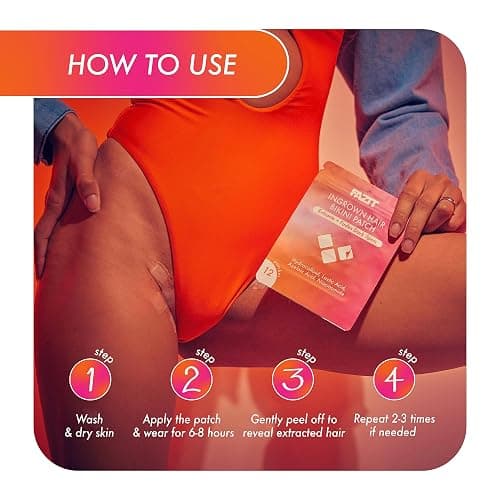 FAZIT Ingrown Hair Treatment Pads - Bikini Area and Private Intimate Hair Remover for Women thumbnail 4