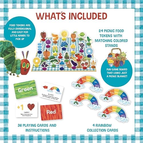 The Very Hungry Caterpillar Rainbow Picnic Color Matching Game, Ages 3+ thumbnail 8