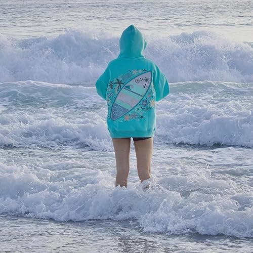 Cute Hoodies for Teen Girls Floral Embroidered Patchwork Hoodie Y2k Oversized Pullover Sweatshirt Preppy Streetwear thumbnail 5