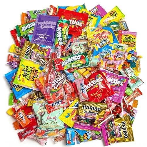 Ultimate Assorted Candy Party Mix - 2 LB Bag - Mega Variety Bulk Assortment - Individually Wrapped Candy - Queen Jax - Variety Pack thumbnail 4