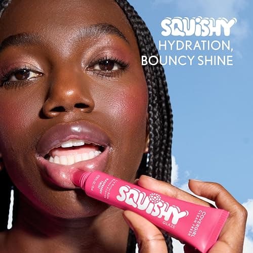 COVERGIRL Clean Fresh Squishy Glaze Lip Butter Balm, Flavored, Non-Sticky, with Vitamin E & Shea Butter – 140 Toasted Vanilla (Sheer Beige) thumbnail 4