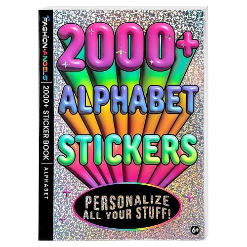 Fashion Angels 2,000+ Alphabet Sticker Book, Includes Fun & Colorful Craft Letter Stickers, Ideal for Accessorizing Kids & Teens Notebooks, Journals & More thumbnail 4