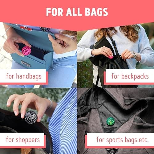 Sauberkugel - The Clean Ball - The clever way of cleaning purses, bags, backpacks and school bags (Black) thumbnail 3