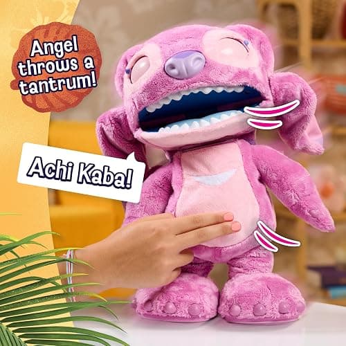 Disney Stitch Ultimate Angel Interactive 17" Plush Toy, 100+ Sounds & Reactions, Moves Like a Real-Life Angel, Toy for Fans, Girls, Boys, Kids 3 and Up by Just Play thumbnail 7