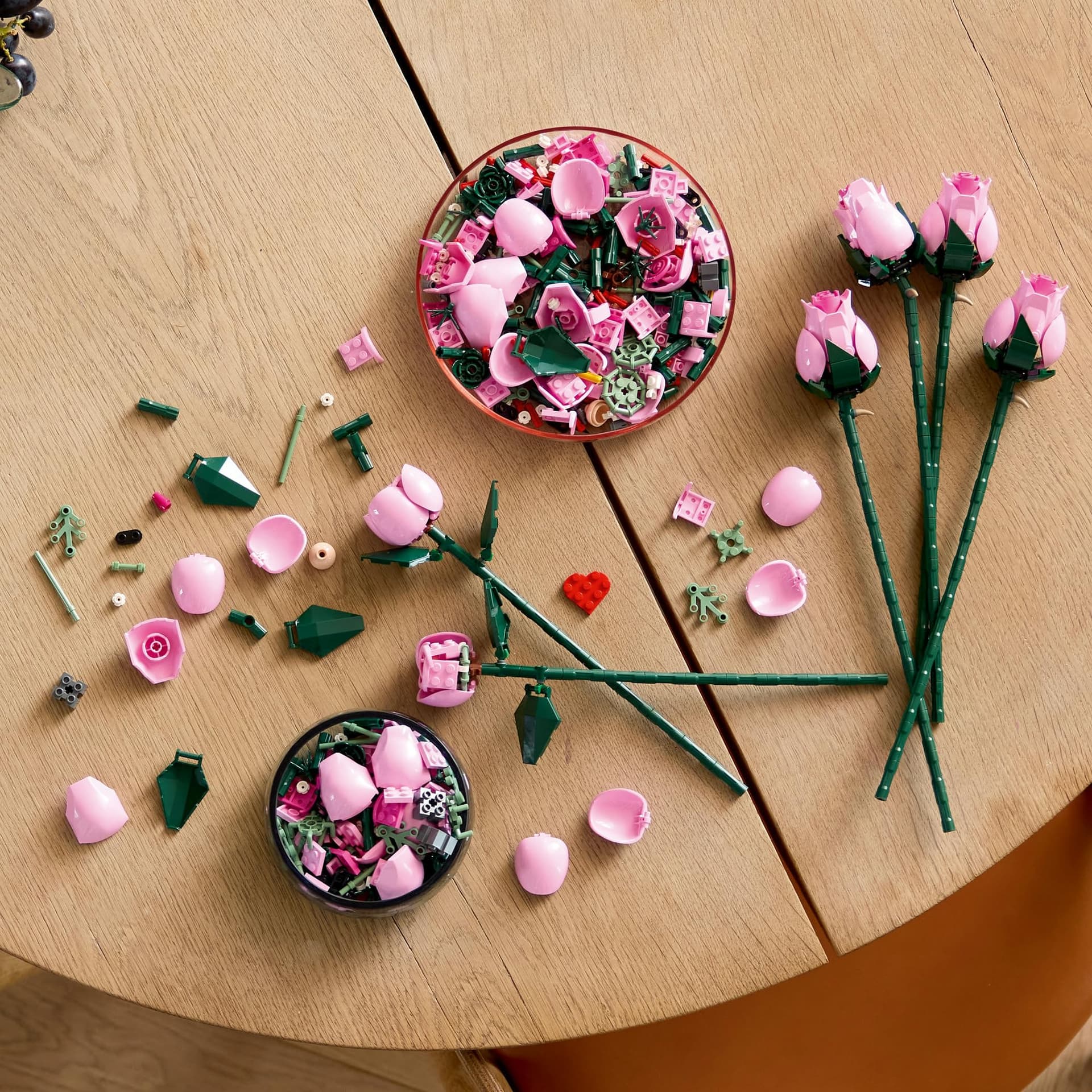 LEGO® Botanicals Bouquet of Pink Roses 10374 Decorative Flowers Building Kit for Adults, Floral Decor, Buildable Flower Arrangement, Mother’s Day, Valentine’s or Birthday Treat for Women and Men thumbnail 9