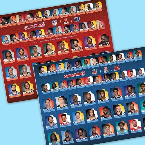 Guess Who? NFL Edition Board Game | Officially Licensed NFL Game for Kids and Families | Ages 6+ | 2 Players | 15 Mins. | Football Games thumbnail 4