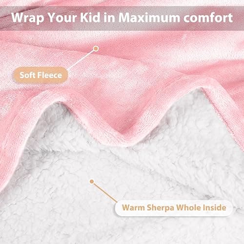 Catalonia Blanket Hoodie for Kids, Oversized Wearable Sherpa Sweatshirt Pullover for Teens Youth, Gift Idea thumbnail 4