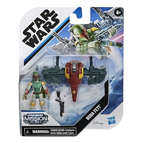 STAR WARS Mission Fleet Gear Class Boba Fett Capture in The Clouds 2.5-Inch-Scale Figure and Vehicle, Toys for Kids Ages 4 and Up thumbnail 3