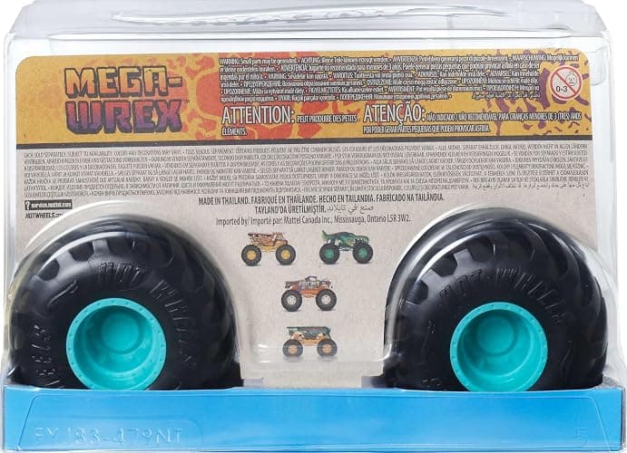 Hot Wheels Monster Trucks, Oversized Monster Truck, 1:24 Scale Die-Cast Toy Truck with Giant Wheels and Cool Designs thumbnail 6