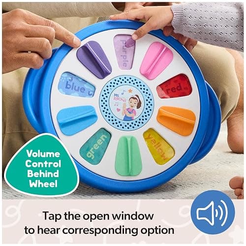 Ms. Rachel Official Spin Along Learning Wheel with 3 Learning Play Modes, Educational Toys & Toddler Toys for Girls & Boys Ages 1-3+ thumbnail 3