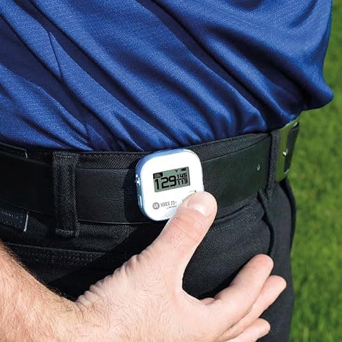 GolfBuddy Voice 2S+ Talking GPS Golf Rangefinder Black/Silver thumbnail 4