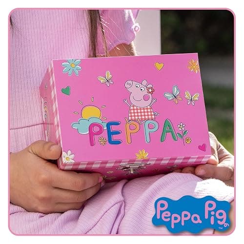 Mini Treasures Peppa Pig Jewelry Box for Girls - Musical Jewelry Box with Spinning Figurine, Toys for Kids Ages 3-5 - Plays Peppa Pig Theme Song - 6 x 4.7 x 3.5 in thumbnail 7