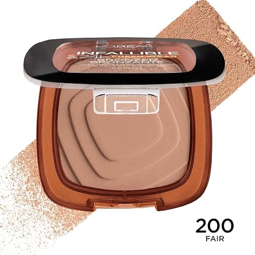 L'Oreal Paris Infallible Up to 24H Fresh Wear Soft Matte Longwear Bronzer. Waterproof, heatproof, transfer, humidity and sweatproof, Fair, 0.31 oz | heatproof, transfer, humidity and sweatproof, 0.31 oz thumbnail 3