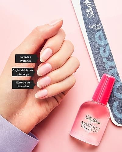 Sally Hansen Nail Treatment Maximum Growth® Nail Strengthener | Base Coat & Nail Protectant | Triple Protein & Silk Formula for Strong, Healthy Nails thumbnail 7