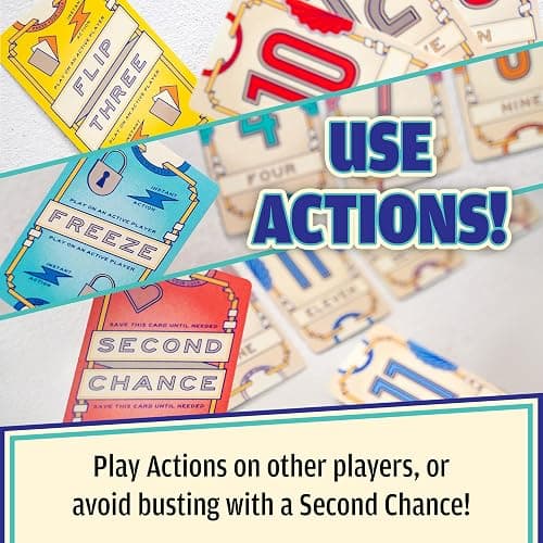 USAOPOLY Flip 7 Card Game, The Ultimate Blend of Press Your Luck Strategy | Fast-Paced Addictive Card Game, Quick to Learn & Easy to Teach, 3+ Players, Ages 8+ thumbnail 7