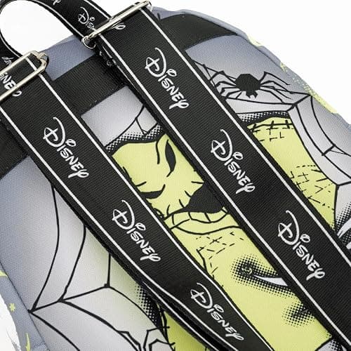 Wondapop - Oogie Boogie 13"" Deluxe Nylon Daypack, Black thumbnail 4