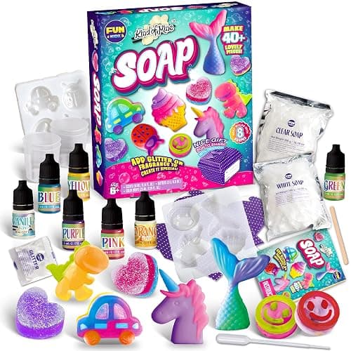 Kid Soap Kit, FunKidz Soap Making Kit for Kids for All Ages DIY Crafts Kits STEM Science Activity Gift for Girls and Boys thumbnail 7