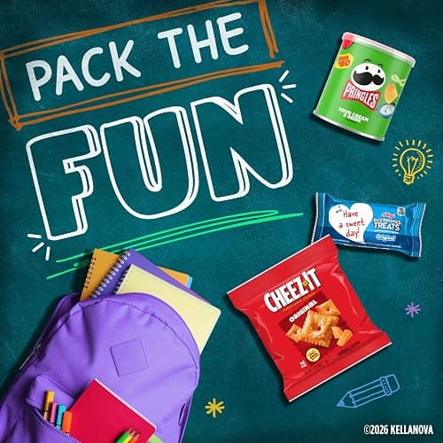 Pringles Potato Crisps Chips, Lunch Snacks, Office and Kids Snacks, Grab N' Go, Original (12 Cans) thumbnail 4