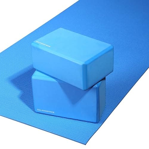 Fitvids Set of 2 High Density Yoga Blocks, 9"x6"x4" Each, Pair, Multiple Colors thumbnail 6