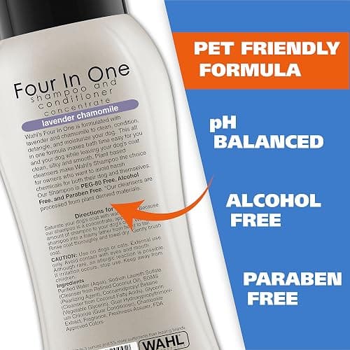 Wahl USA 4-in-1 Calming Dog Shampoo with Lavender Chamomile Scent – Cleans, Conditions, Detangles, & Moisturizes - Pet Friendly Formula - 24 Oz - Model 820000A thumbnail 3