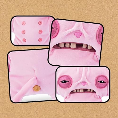 Fuggler Alley Cats 9-Inch Plush Toy (Wrinkle Mcstinkles) by ZURU – Funny Ugly Monster Stuffed Animal with Human-Like Teeth, Collectible Plush for Kids, Tweens, Teens, Adults & Cat-Loving Weirdos thumbnail 6