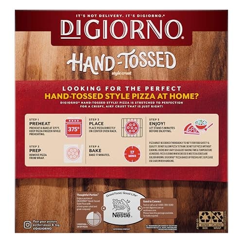 Digiorno Frozen Pizza, Cheese Pizza Hand-Tossed Style Crust, 16.9Oz (Frozen) 16.9 oz thumbnail 11